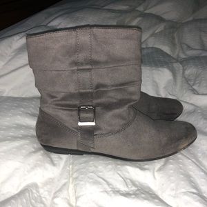 Grey Boots